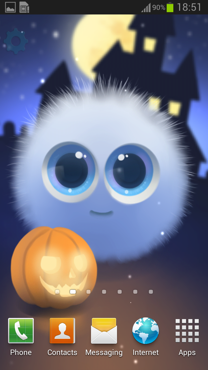 اسکرین شات برنامه Fairy Puff Live Wallpaper 2