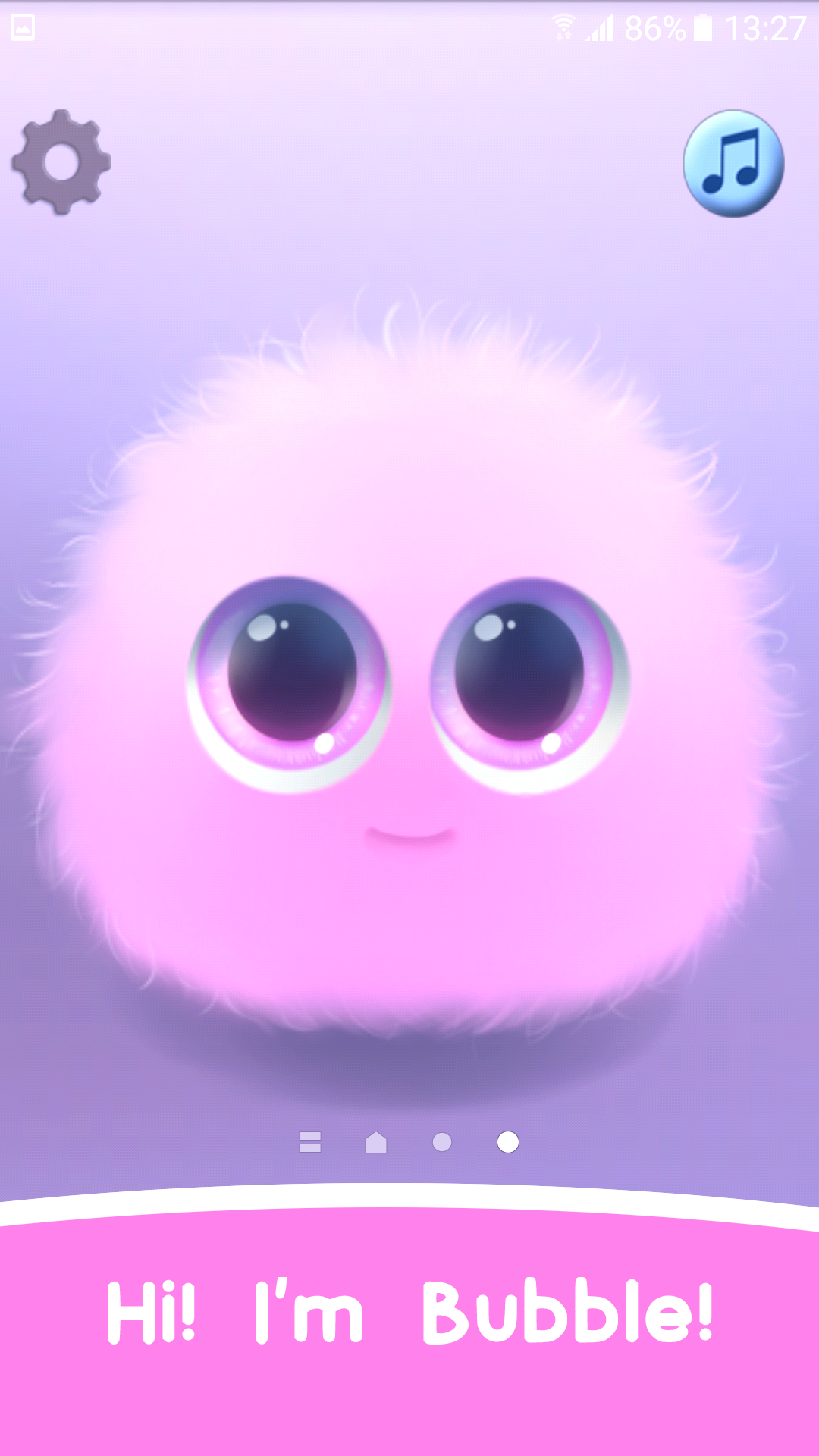 اسکرین شات 2 برنامه Fluffy Bubble Live Wallpaper