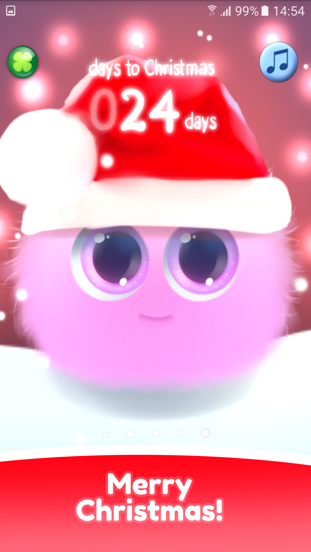 اسکرین شات 1 برنامه Fluffy Bubble Live Wallpaper