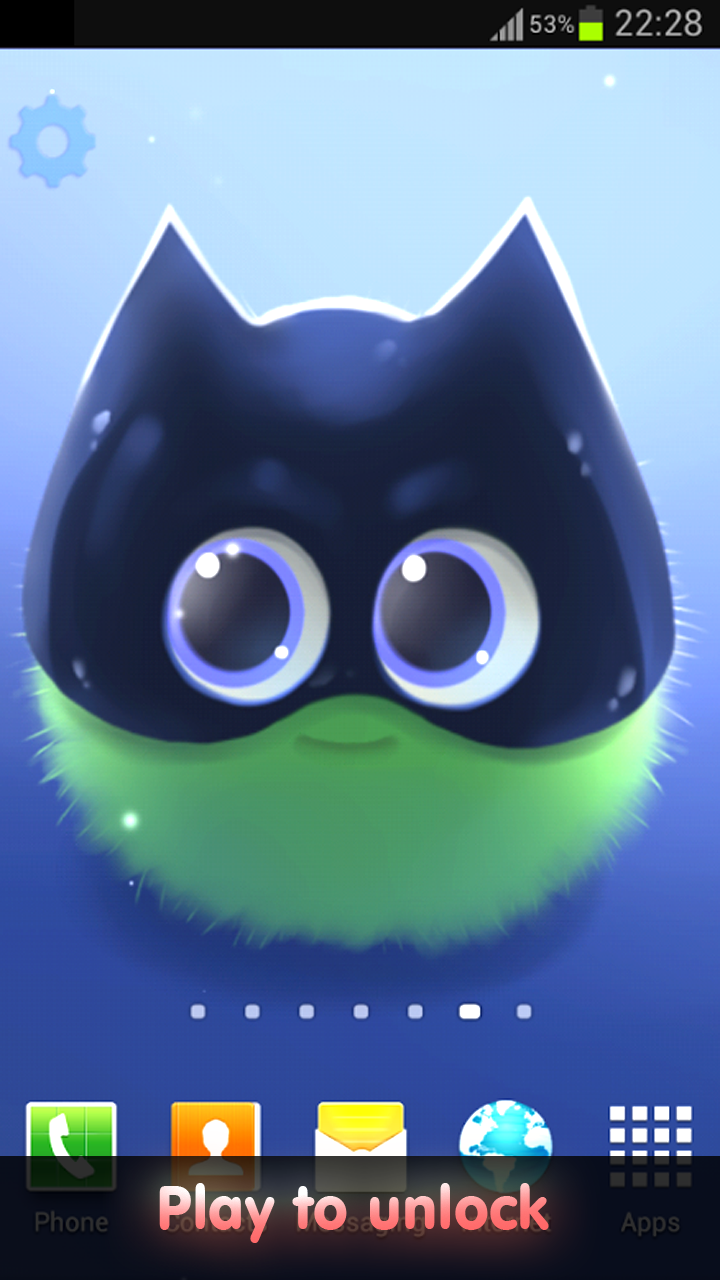 اسکرین شات 7 برنامه Fluffy Chu Live Wallpaper