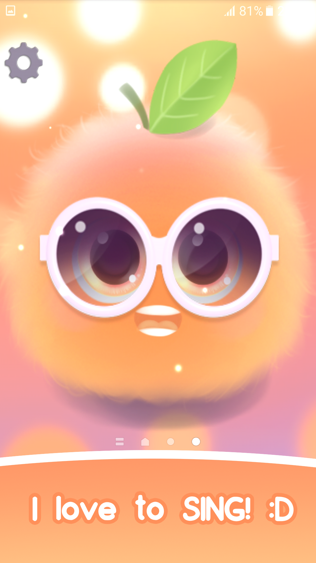 اسکرین شات 2 برنامه Fluffy Orange Live Wallpaper