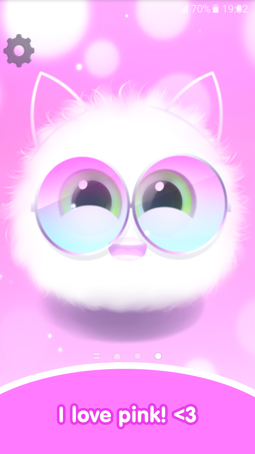اسکرین شات 2 برنامه Fluffy Peach Live Wallpaper
