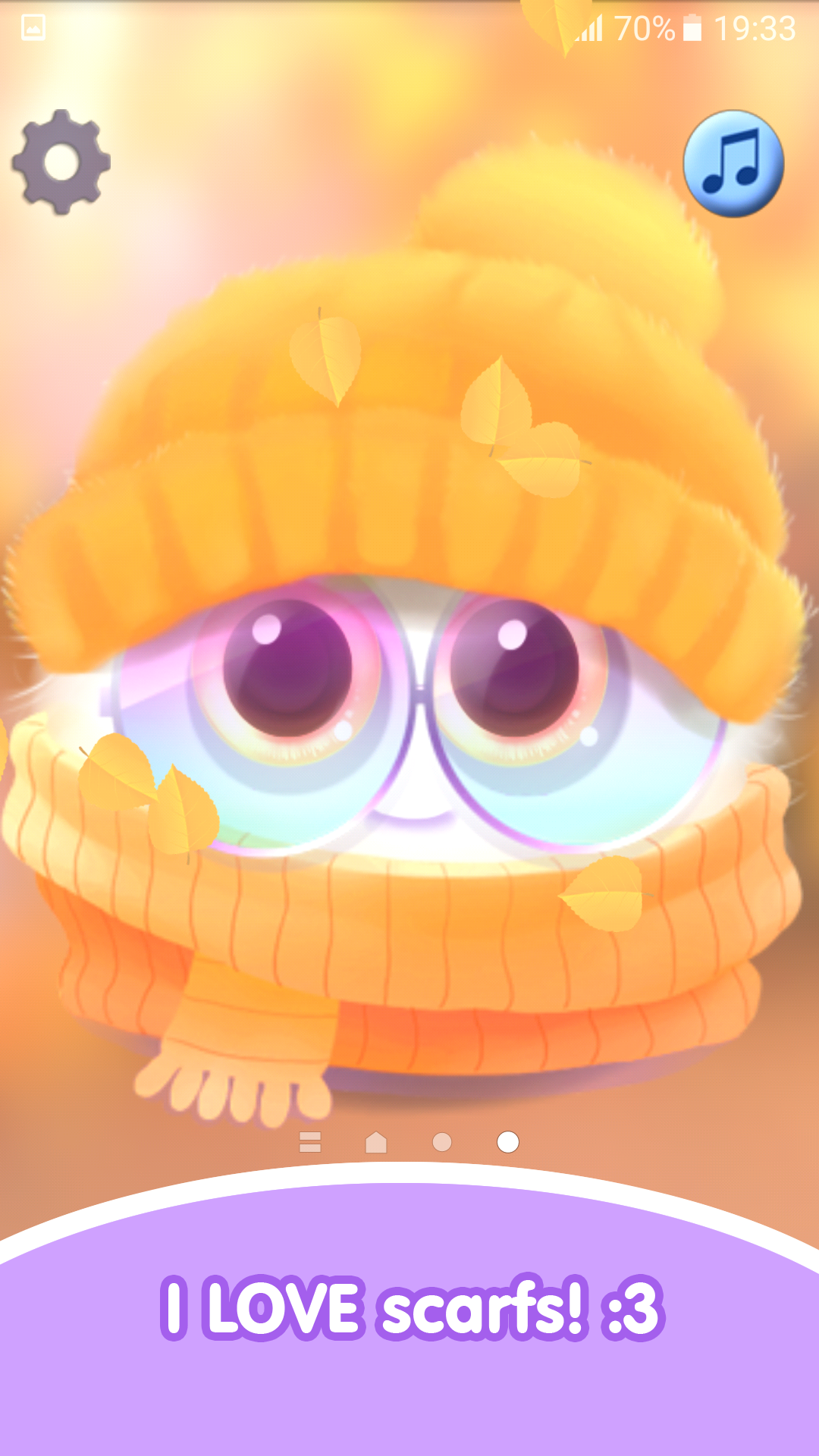 اسکرین شات 3 برنامه Fluffy Peach Live Wallpaper