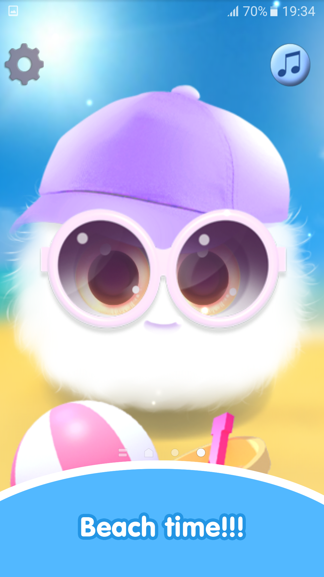 اسکرین شات 5 برنامه Fluffy Peach Live Wallpaper