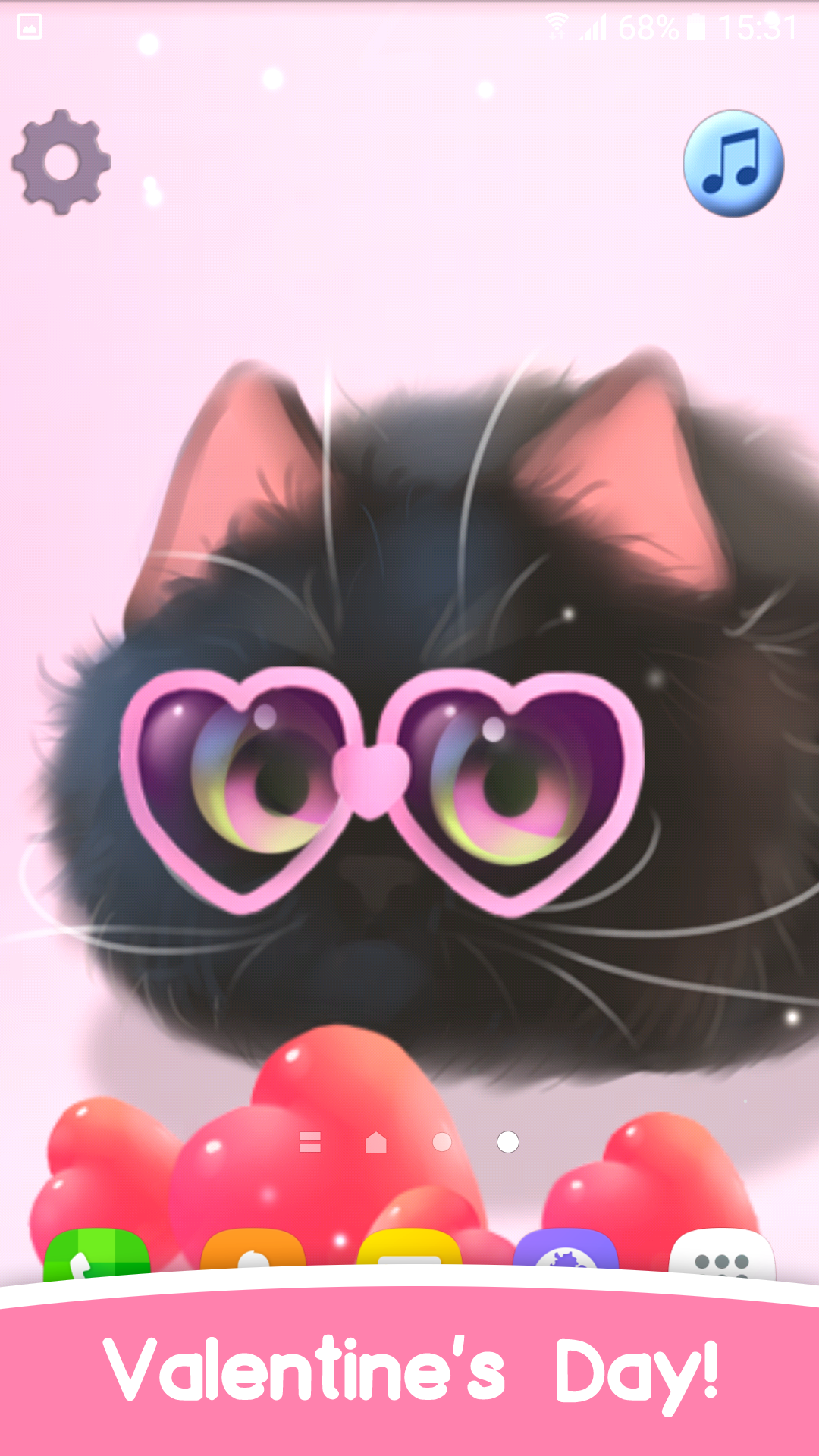 اسکرین شات 5 برنامه Fluffy Sushi Live Wallpaper