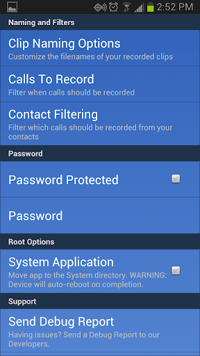 اسکرین شات 7 برنامه Call Recorder S9 & S10