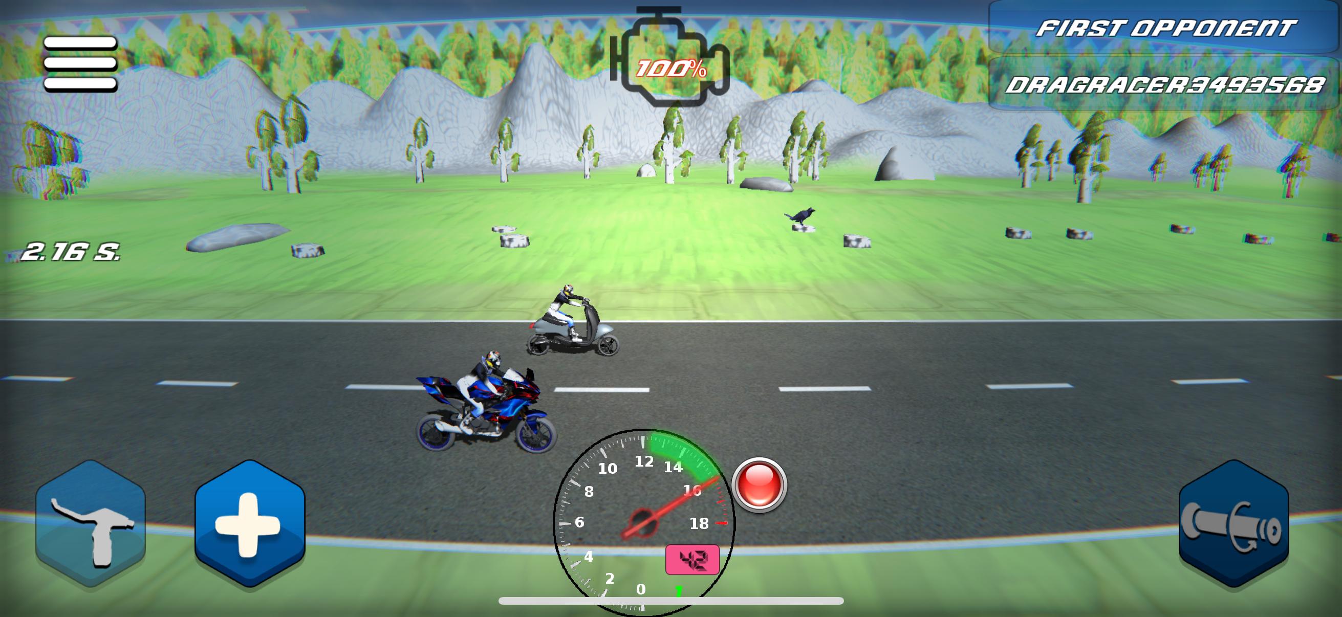 اسکرین شات 4 بازی Drag bikes - Motorbike racing