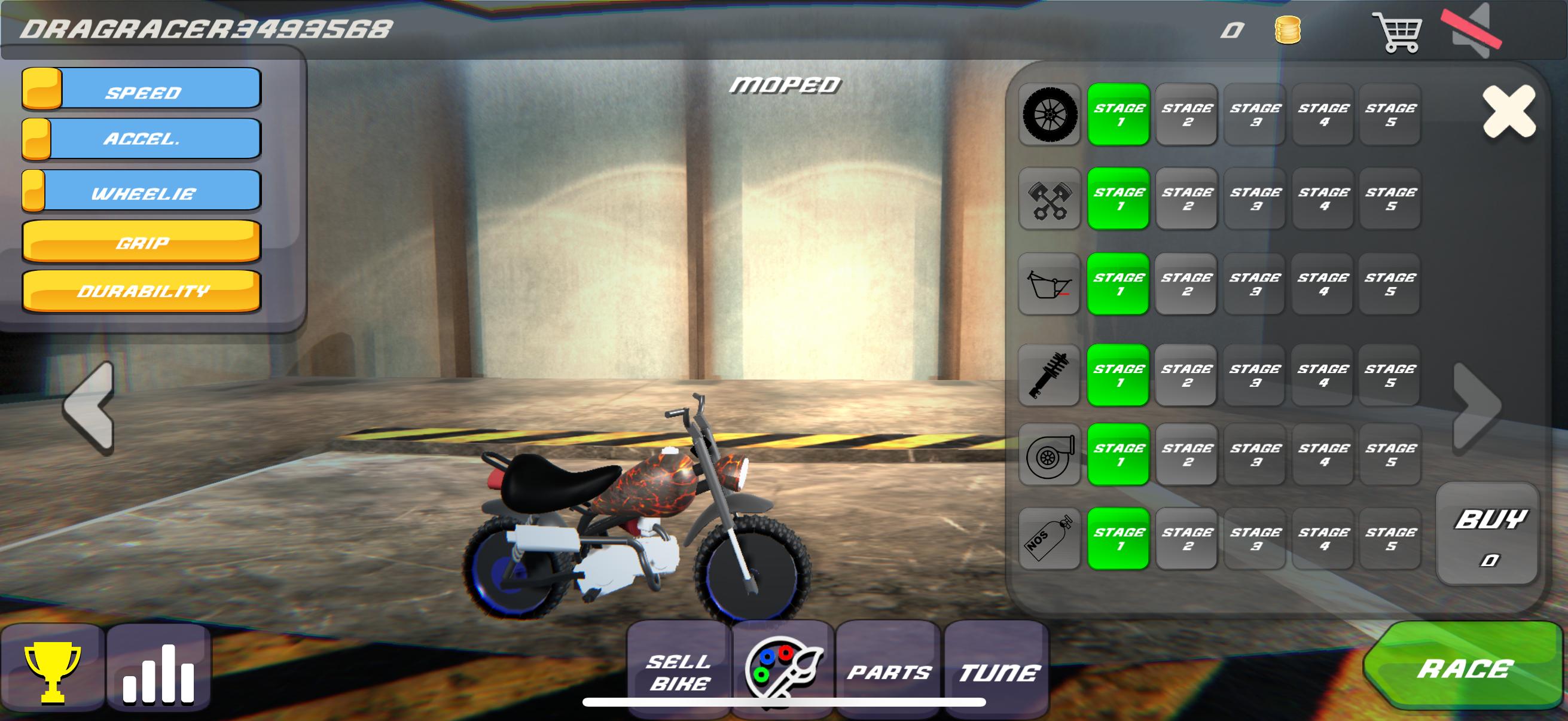 اسکرین شات 2 بازی Drag bikes - Motorbike racing