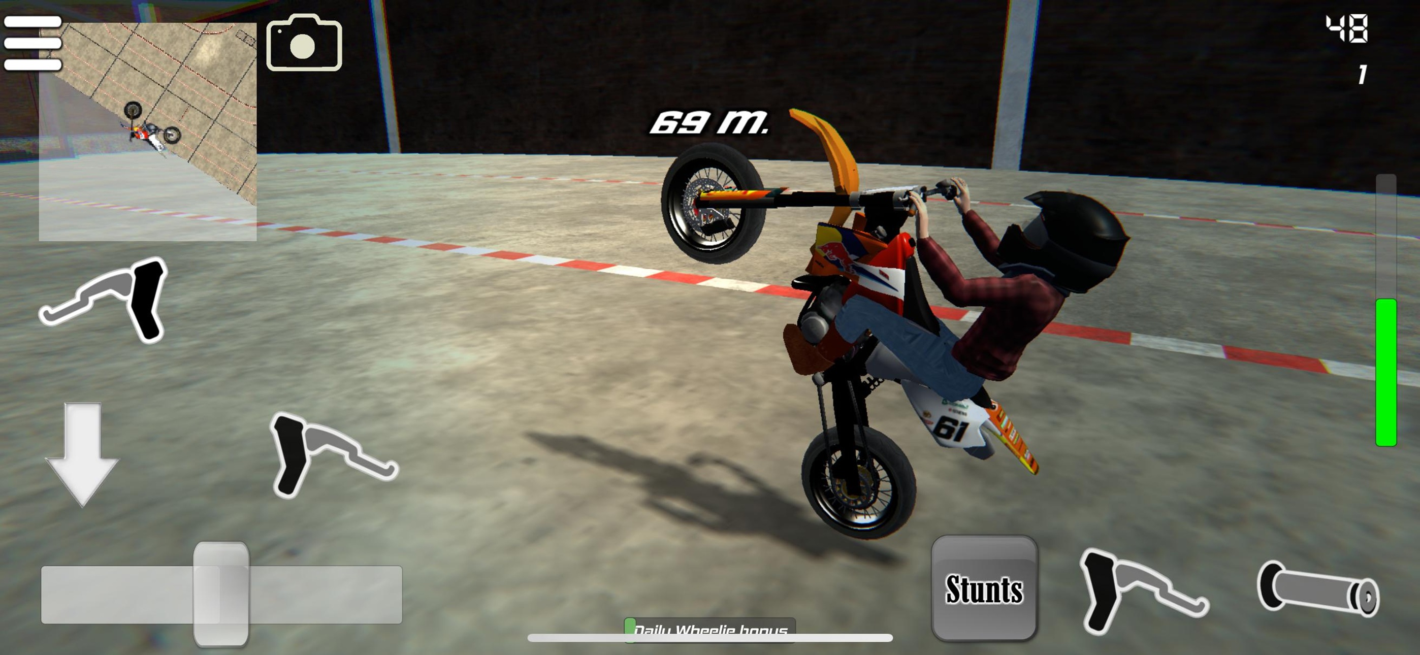 اسکرین شات 1 بازی Wheelie King 5 - Motorcycles