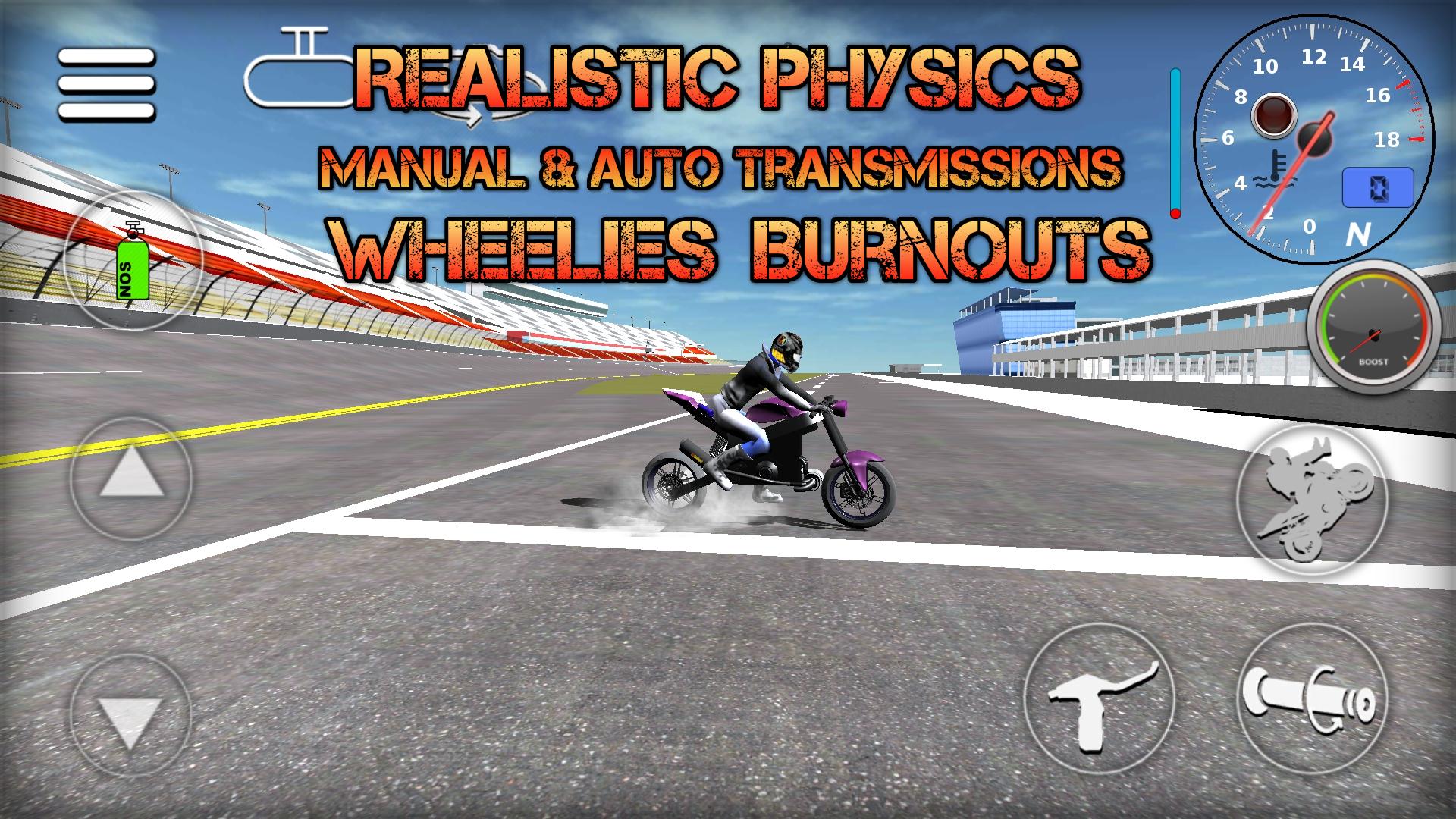 اسکرین شات 1 بازی Wheelie King 2 - motorcycle 3D