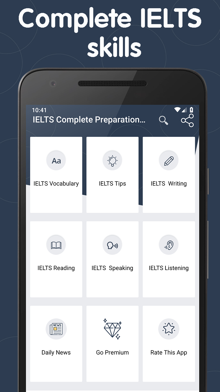 اسکرین شات 1 برنامه IELTS Complete Preparation