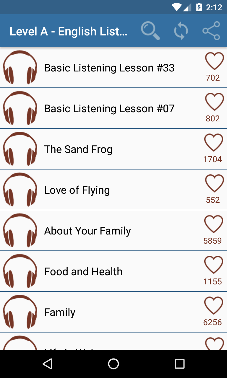 اسکرین شات 5 برنامه Listen English Daily Practice