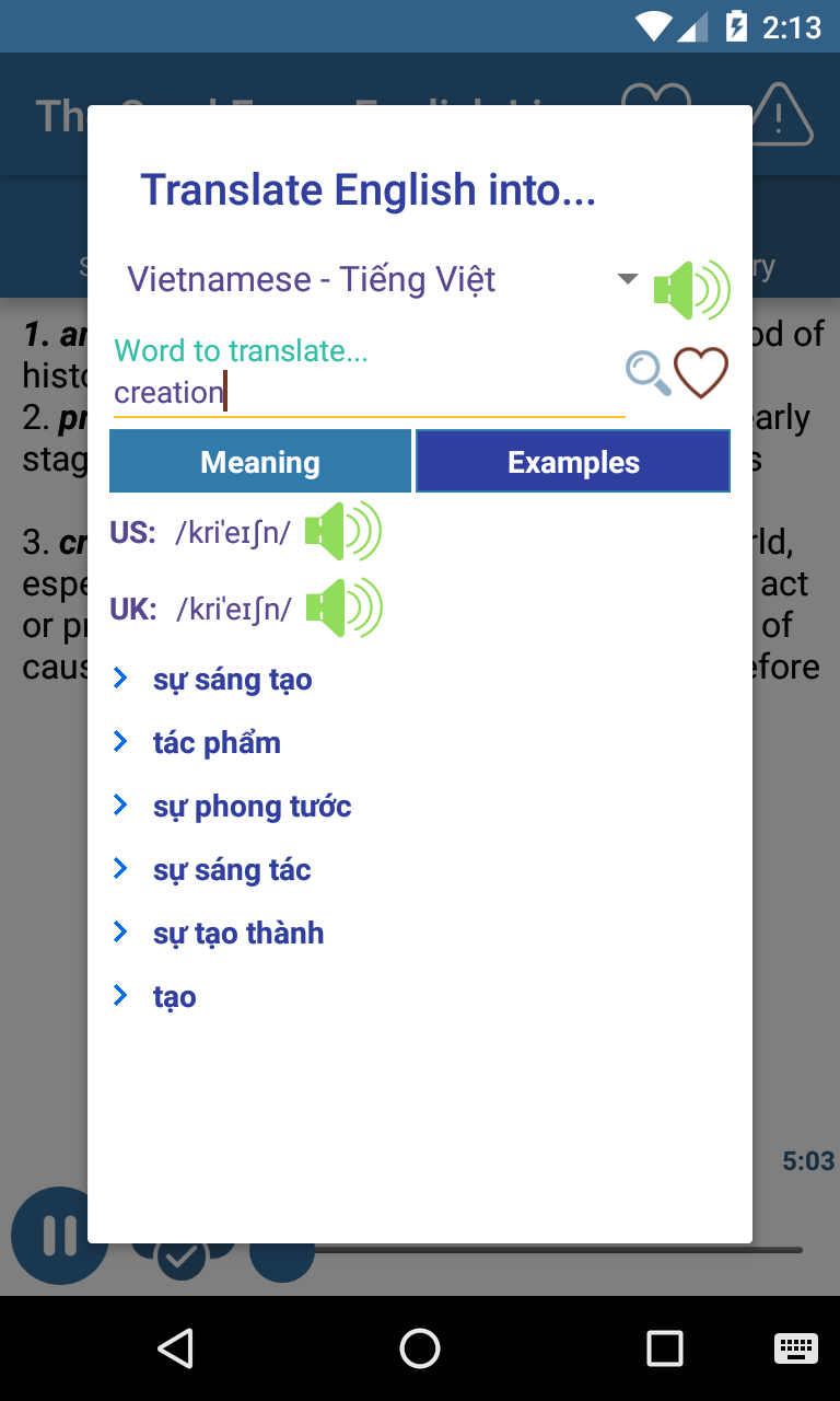 اسکرین شات 6 برنامه Listen English Daily Practice