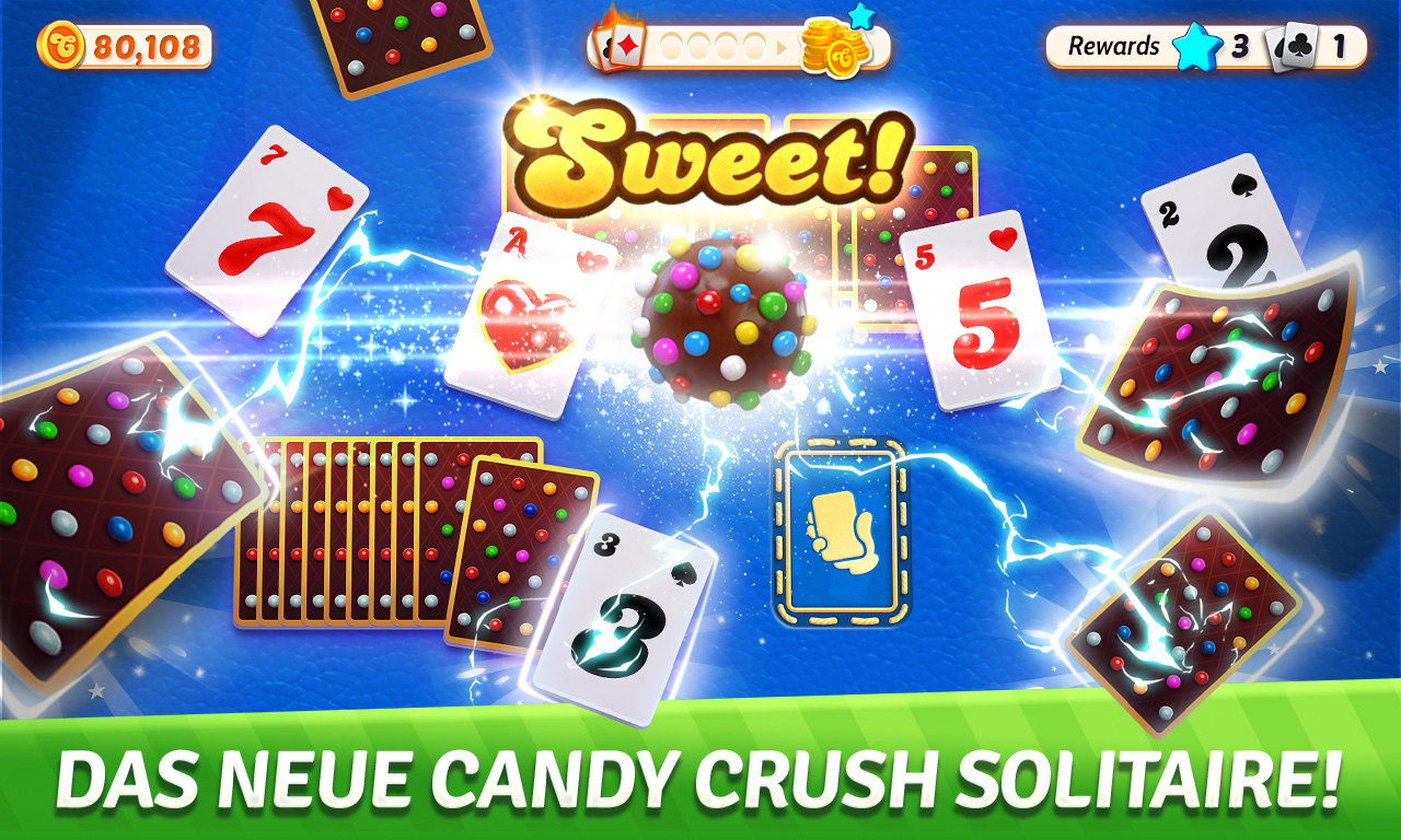 اسکرین شات 1 بازی Candy Crush Solitaire