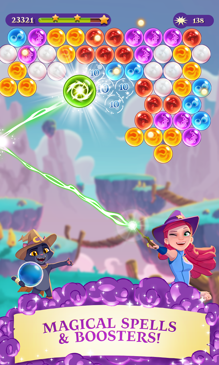 اسکرین شات 2 بازی Bubble Witch 3 Saga