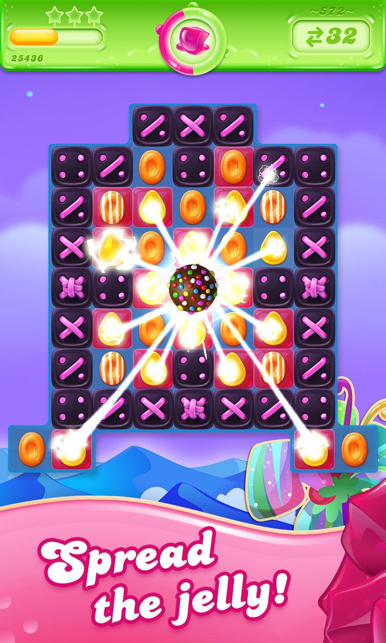 اسکرین شات 1 بازی Candy Crush Jelly Saga
