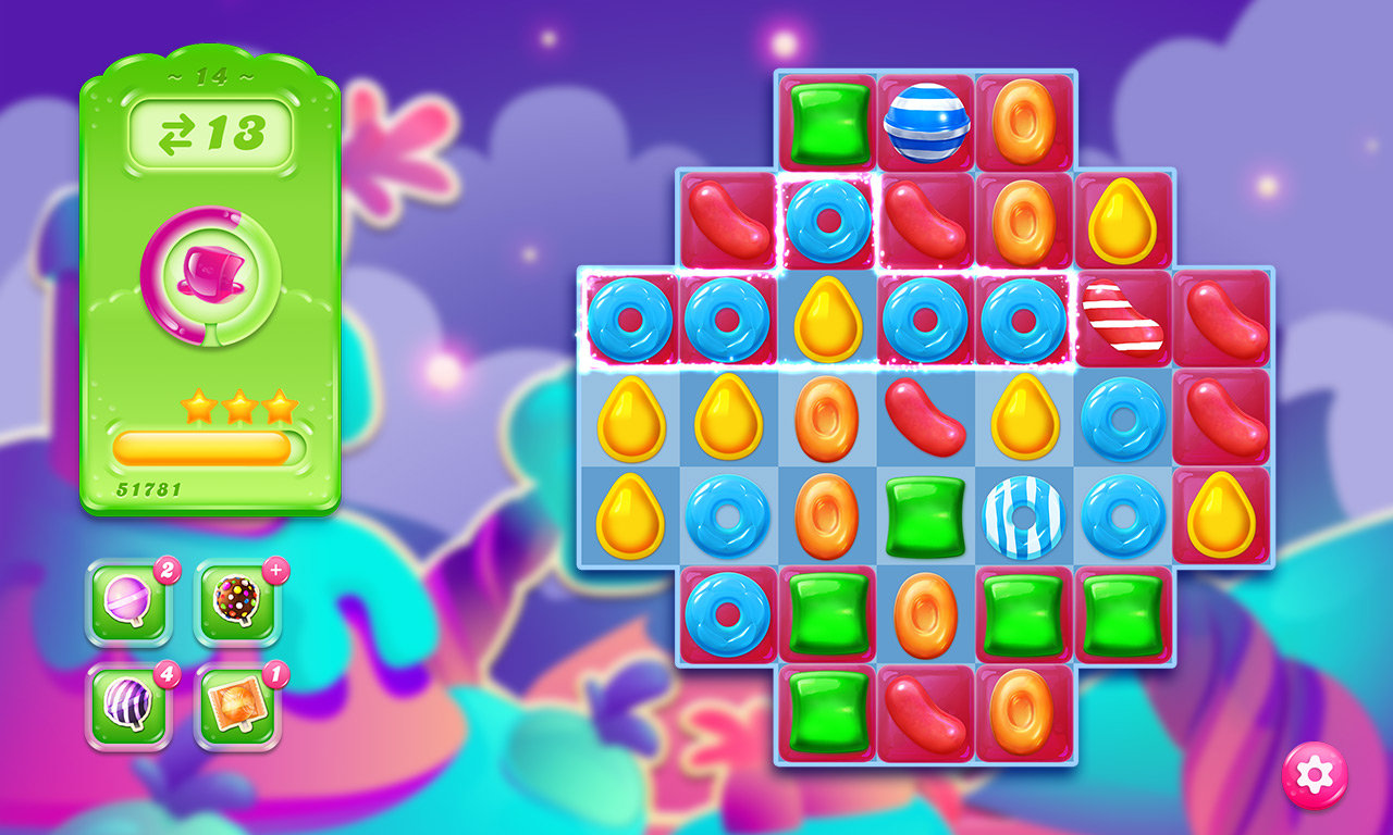 اسکرین شات 5 بازی Candy Crush Jelly Saga