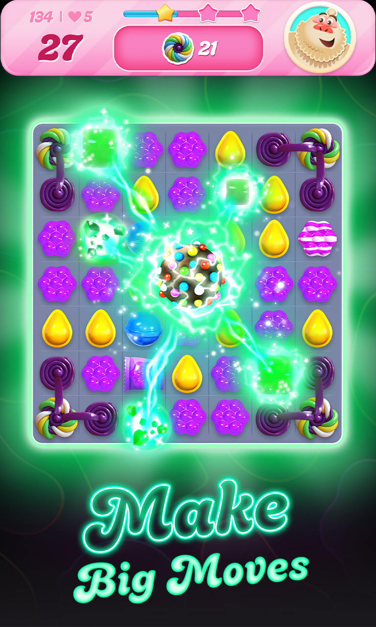 اسکرین شات 1 بازی Candy Crush Saga