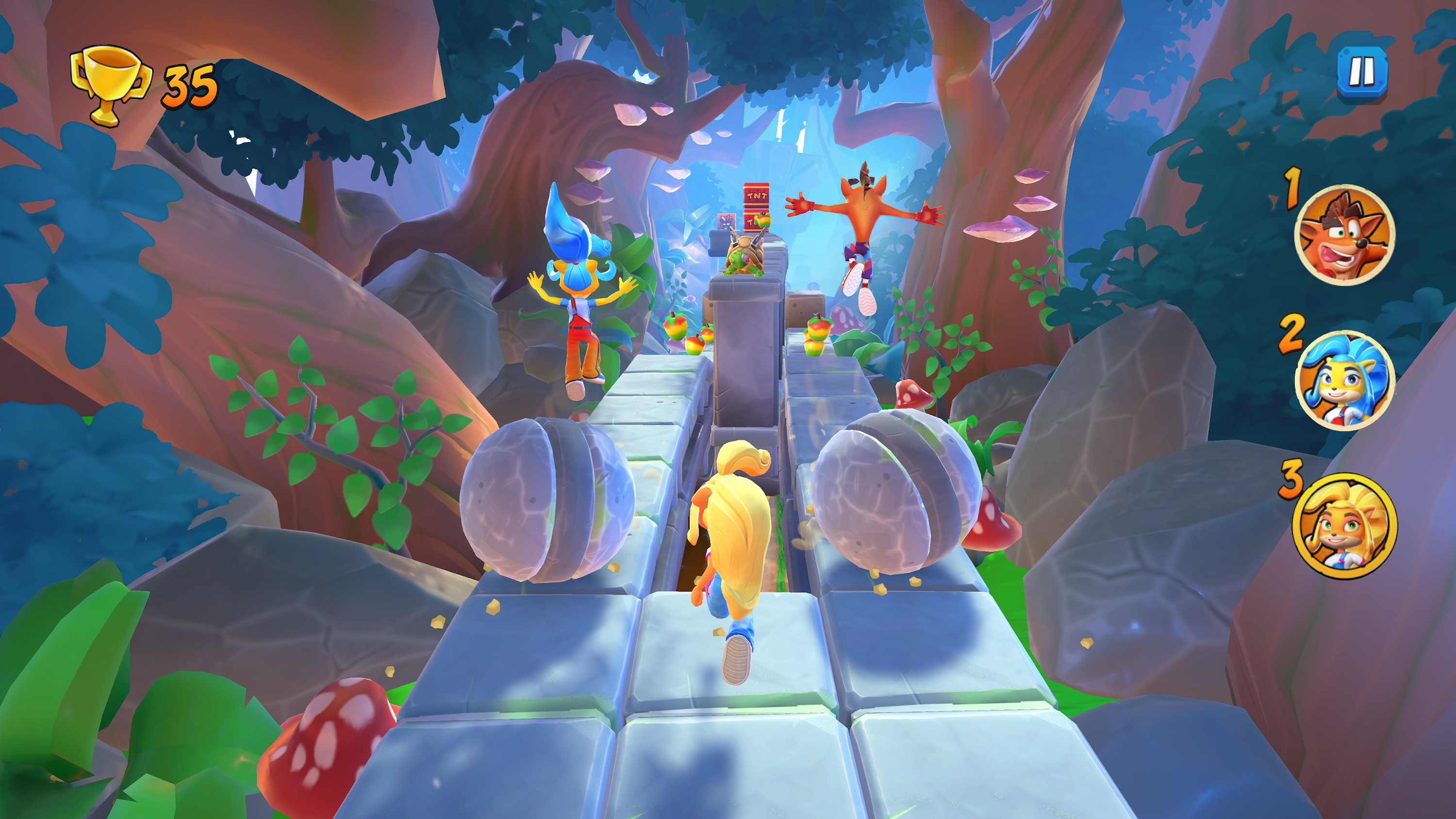 اسکرین شات 8 بازی کراش (Crash Bandicoot: On the Run!)
