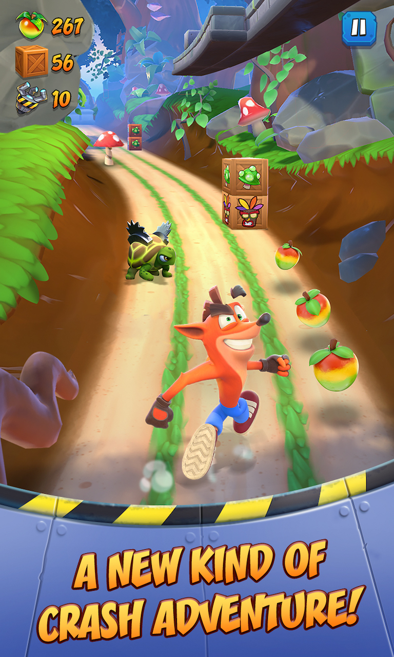 اسکرین شات 1 بازی کراش (Crash Bandicoot: On the Run!)
