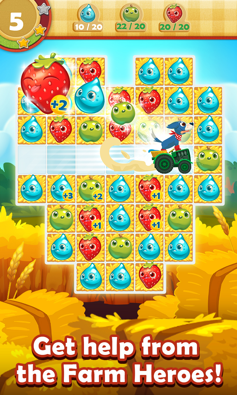 اسکرین شات 3 بازی Farm Heroes Saga