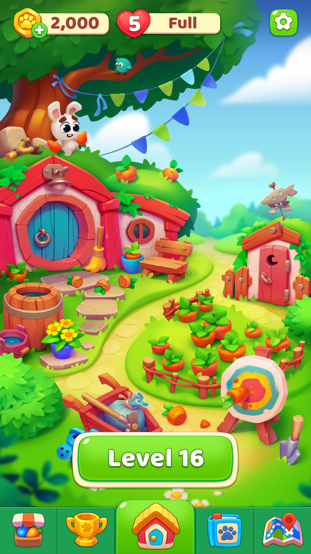 اسکرین شات 2 بازی Bunny Boom - Bubble shooter