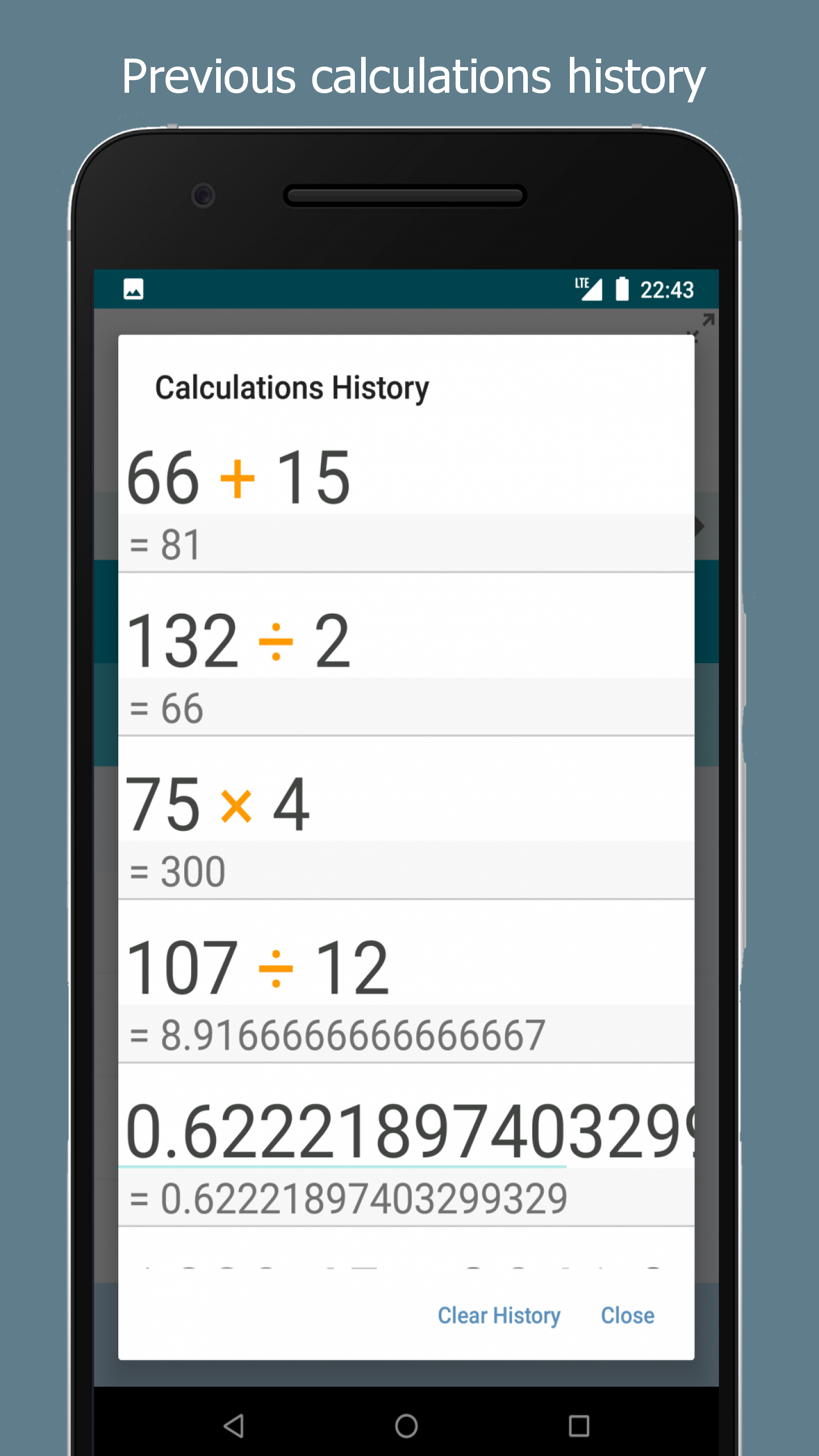 اسکرین شات 5 برنامه King Calculator