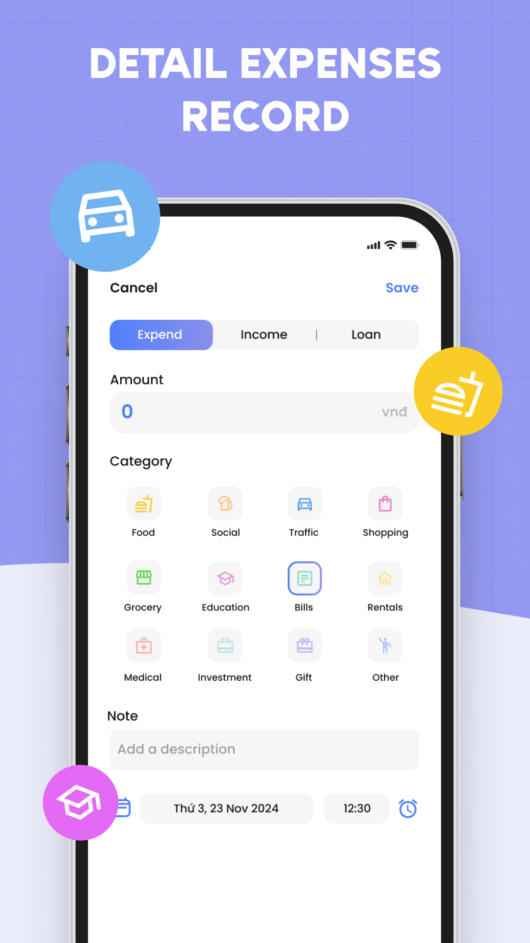 اسکرین شات 5 برنامه Money Manager - Budget Planner