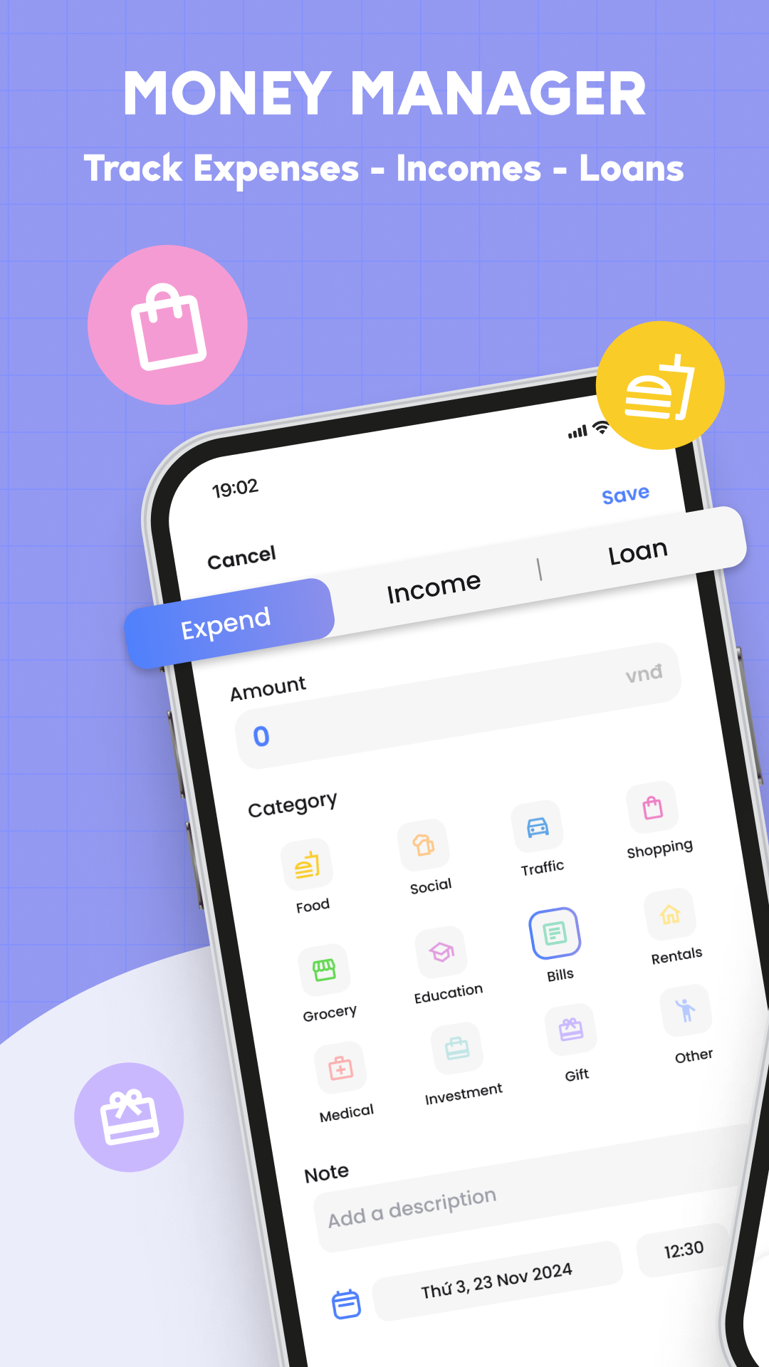 اسکرین شات 1 برنامه Money Manager - Budget Planner