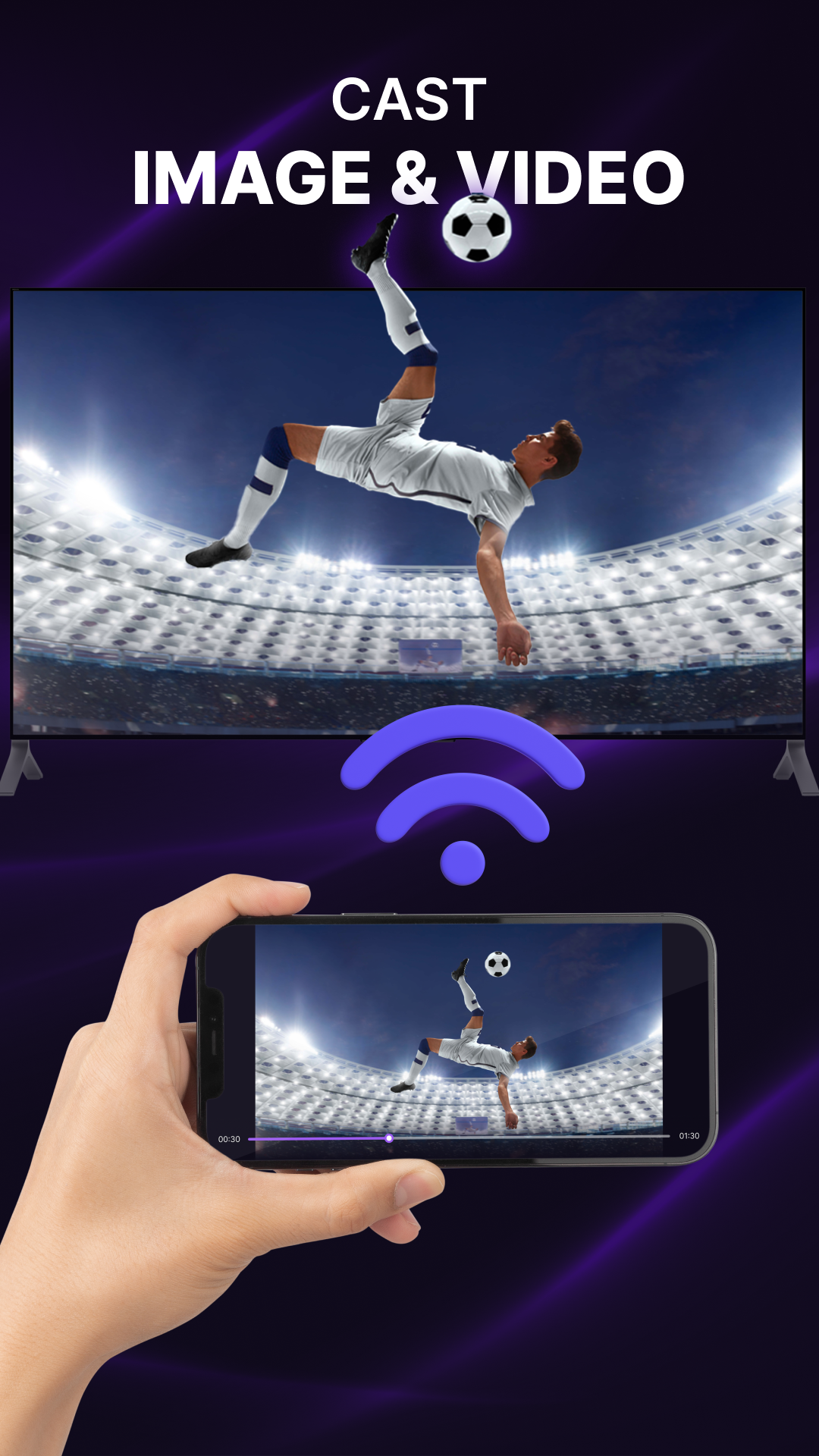 اسکرین شات 3 برنامه Universal TV Cast & Remote