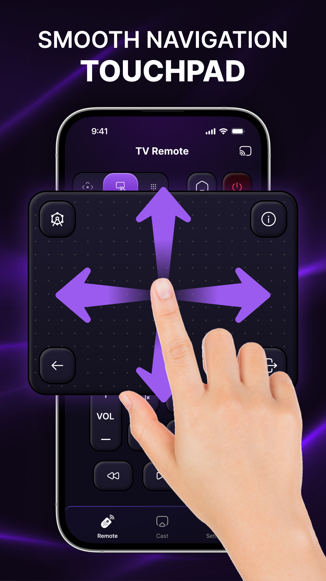 اسکرین شات 6 برنامه Universal TV Cast & Remote