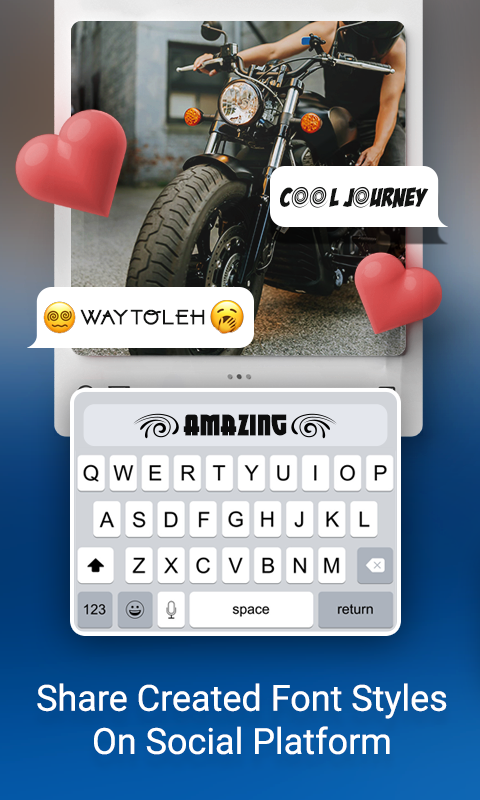 اسکرین شات برنامه Fancy Text - Decorative Fonts 3
