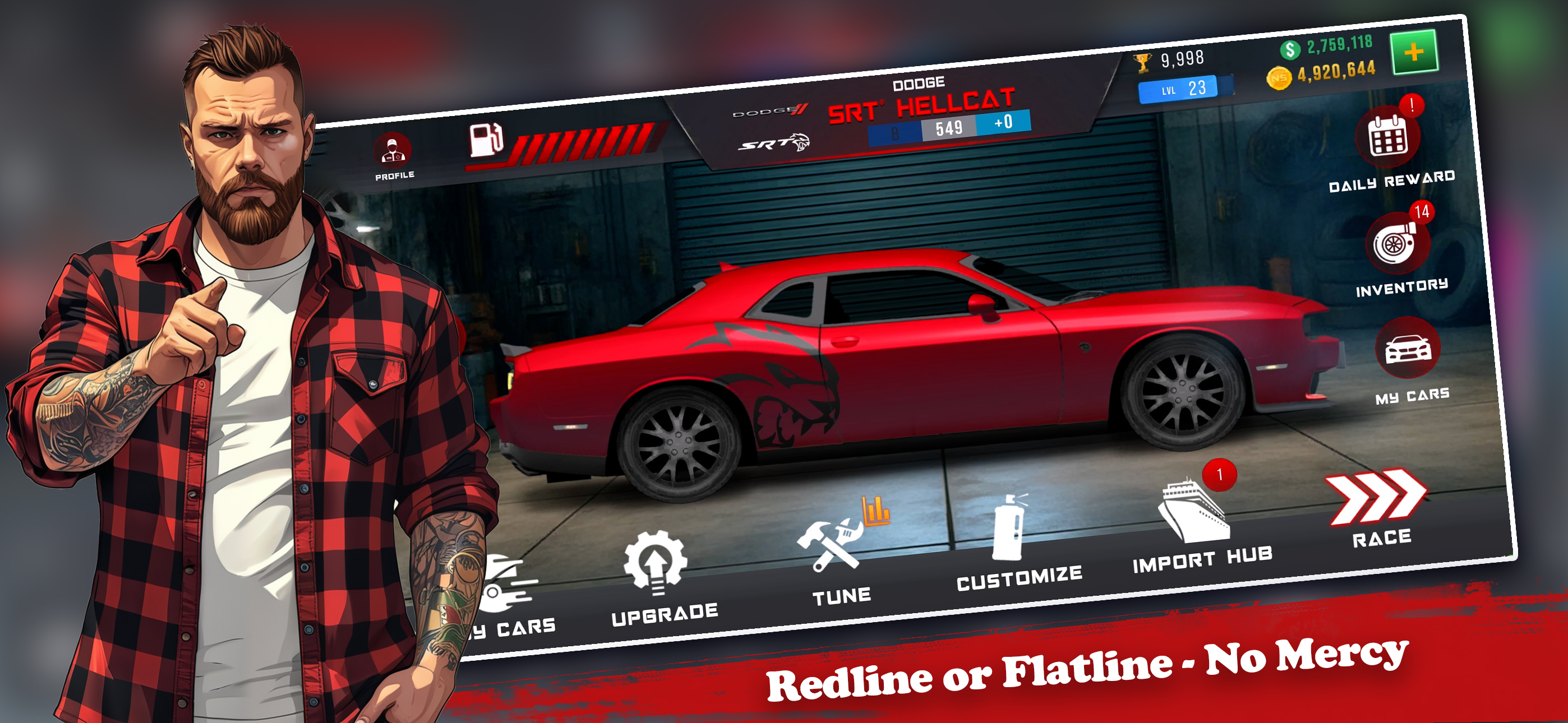 اسکرین شات 1 بازی Nitro Speed: Crew Drag Race NS