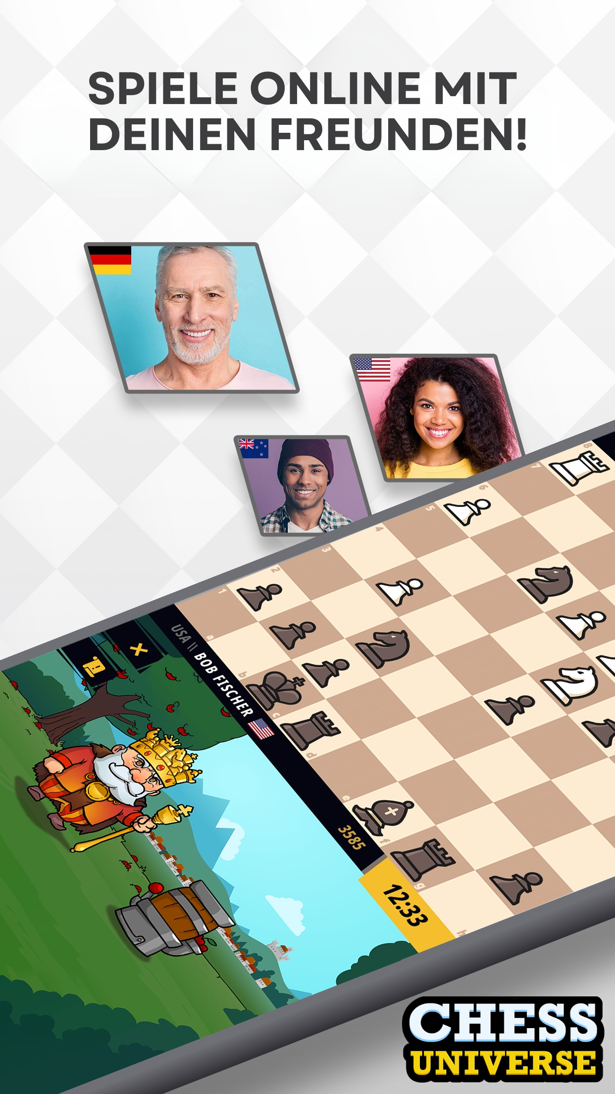 اسکرین شات 1 بازی Schach Online: Chess Universe