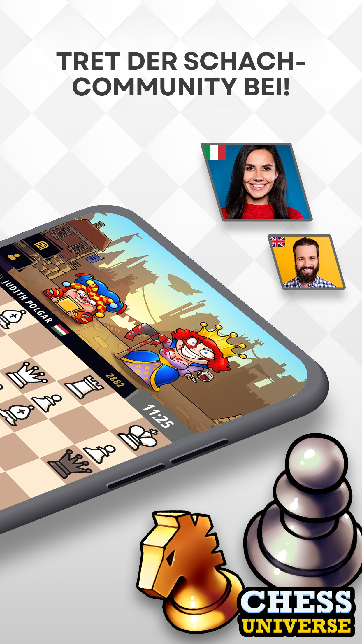 اسکرین شات 2 بازی Schach Online: Chess Universe