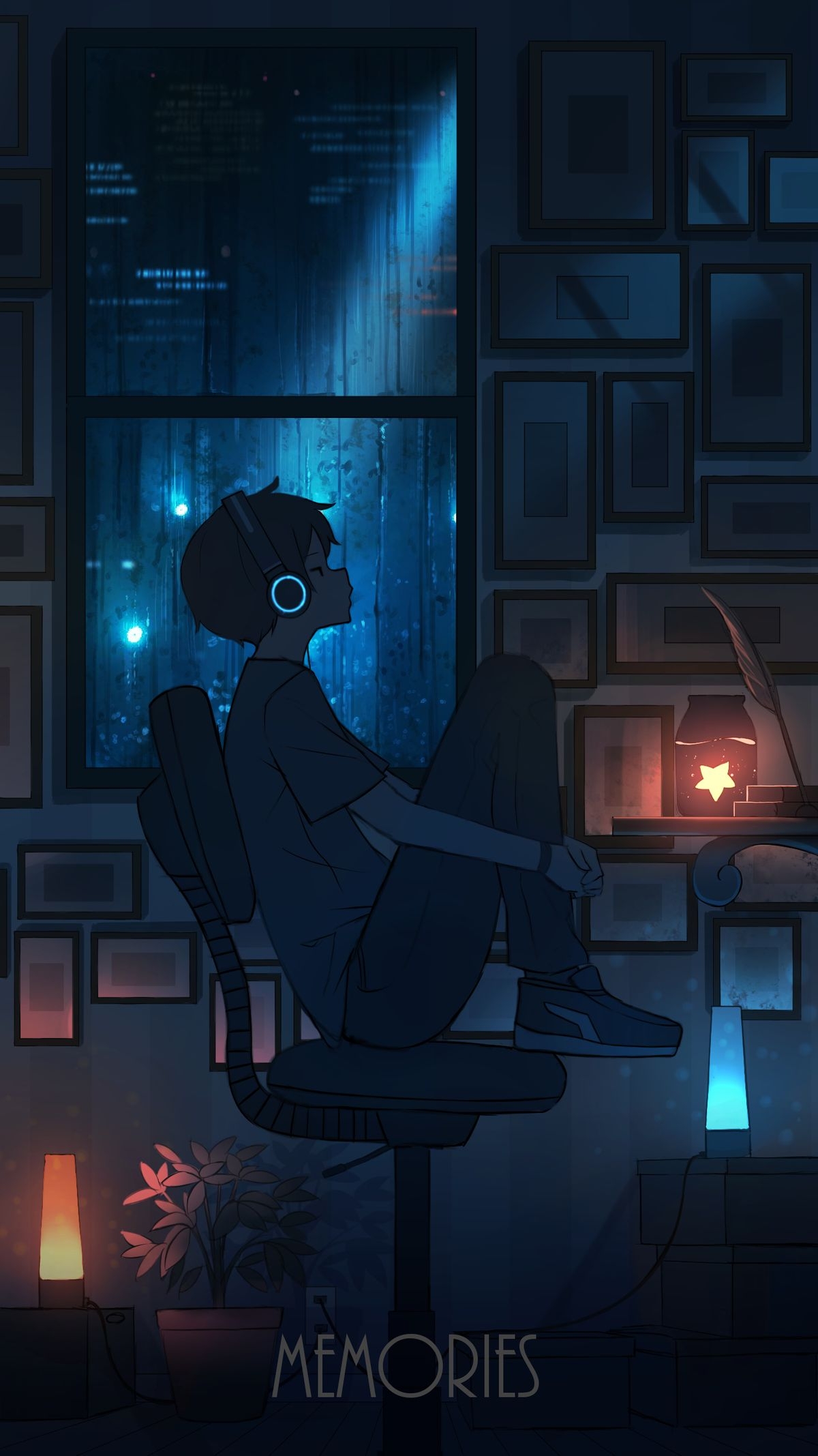 اسکرین شات 3 برنامه Anime Boy Wallpaper HD