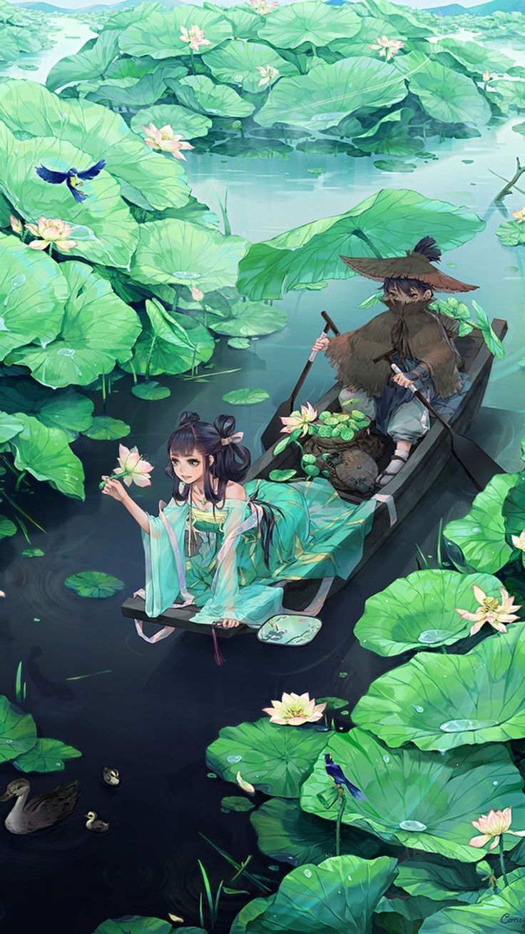 اسکرین شات 5 برنامه Anime Scenery Wallpaper