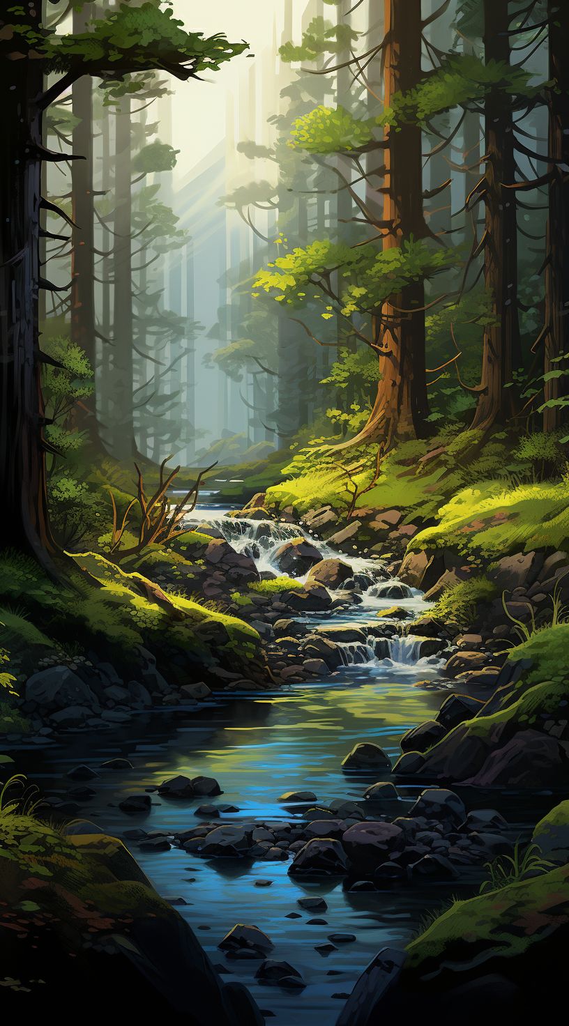 اسکرین شات 3 برنامه Forest Wallpaper HD