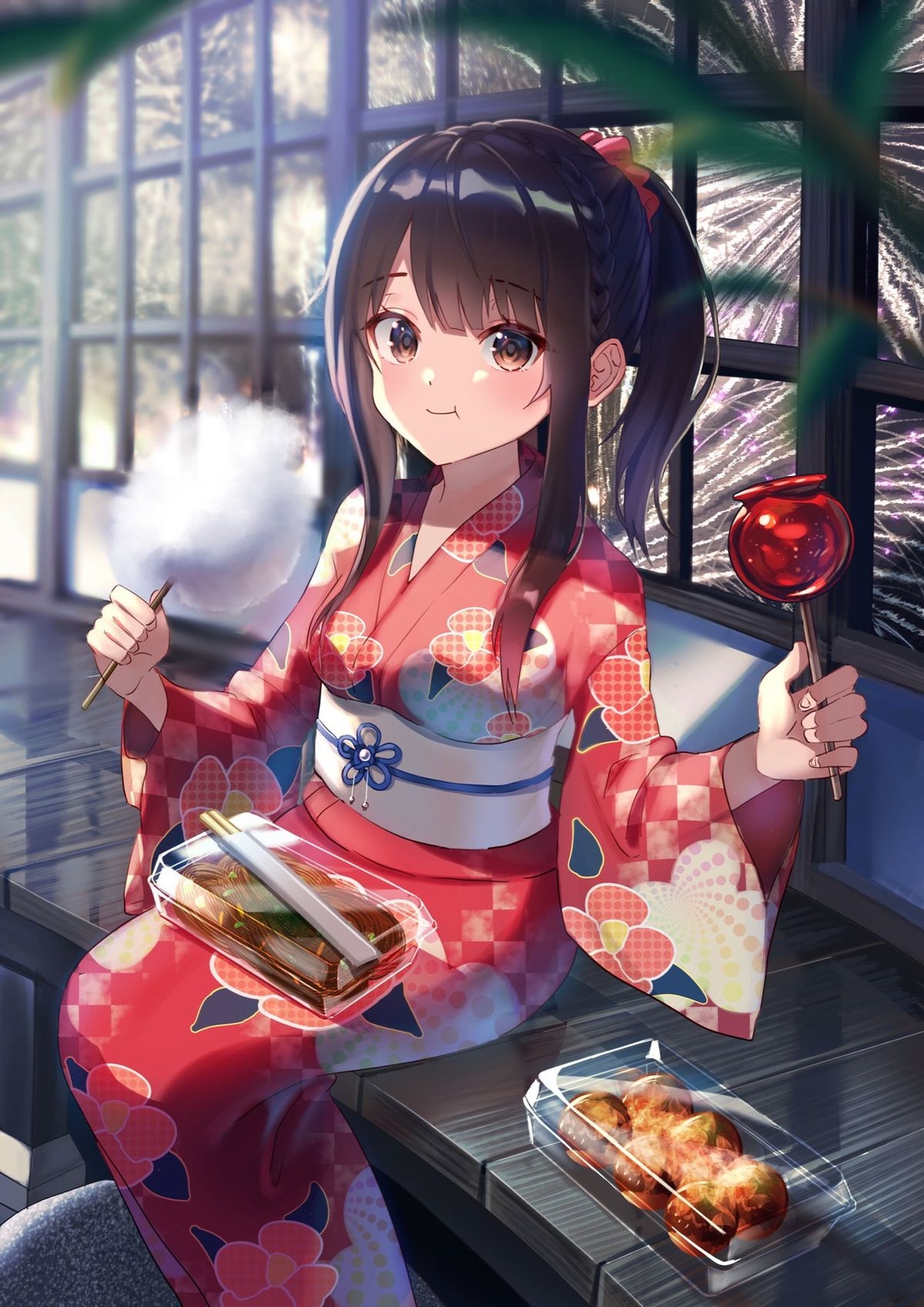 اسکرین شات 7 برنامه Kimono Anime Girl Wallpaper