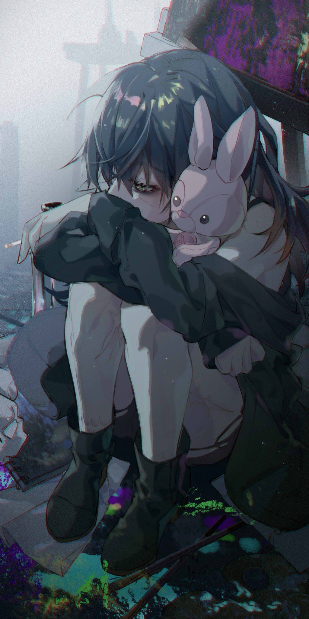 اسکرین شات 7 برنامه Sad Anime Wallpaper HD