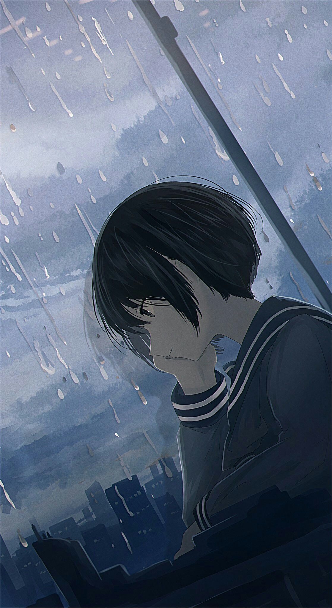 اسکرین شات 3 برنامه Sad Anime Wallpaper HD
