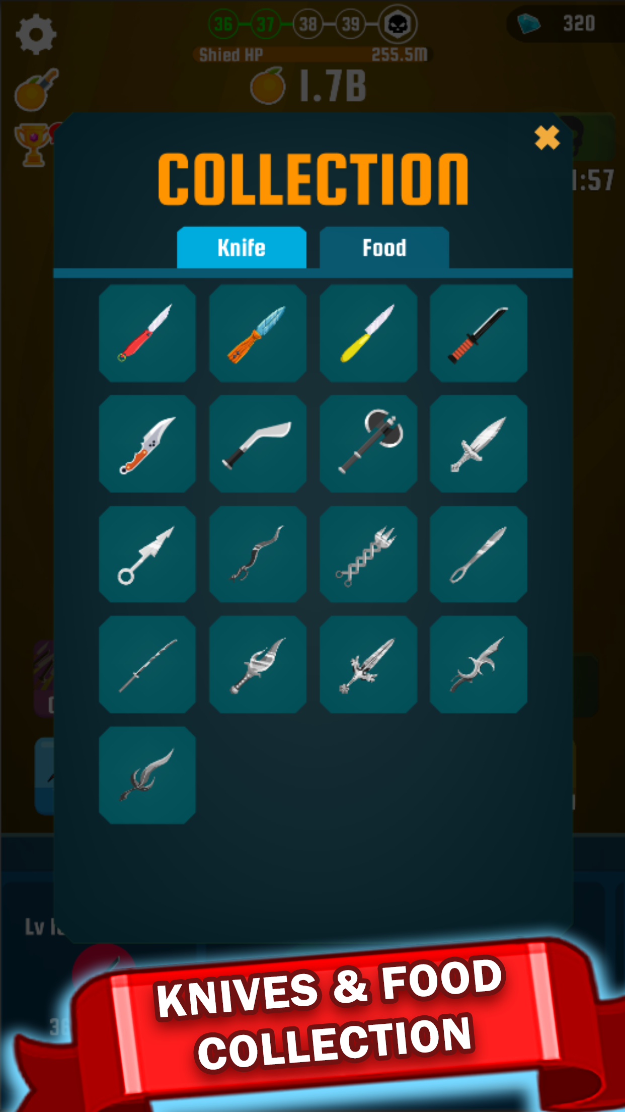 اسکرین شات 2 بازی Idle Knife: Slash The Fruits