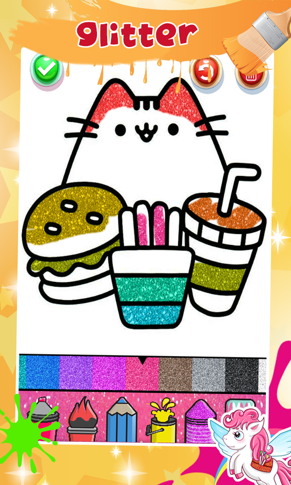 اسکرین شات 3 برنامه Kitchen Tools Coloring Book