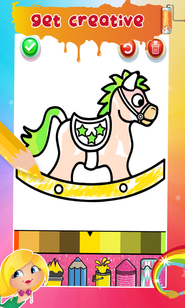 اسکرین شات 4 برنامه Kitchen Tools Coloring Book