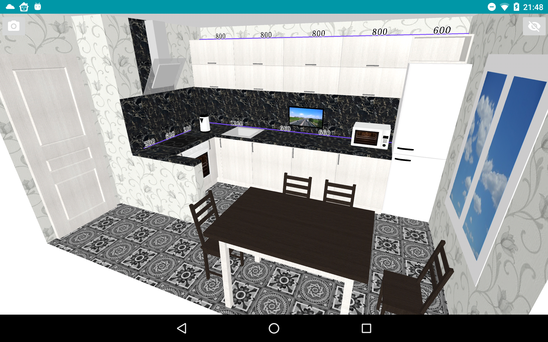 اسکرین شات 6 برنامه My Kitchen: 3D Planner