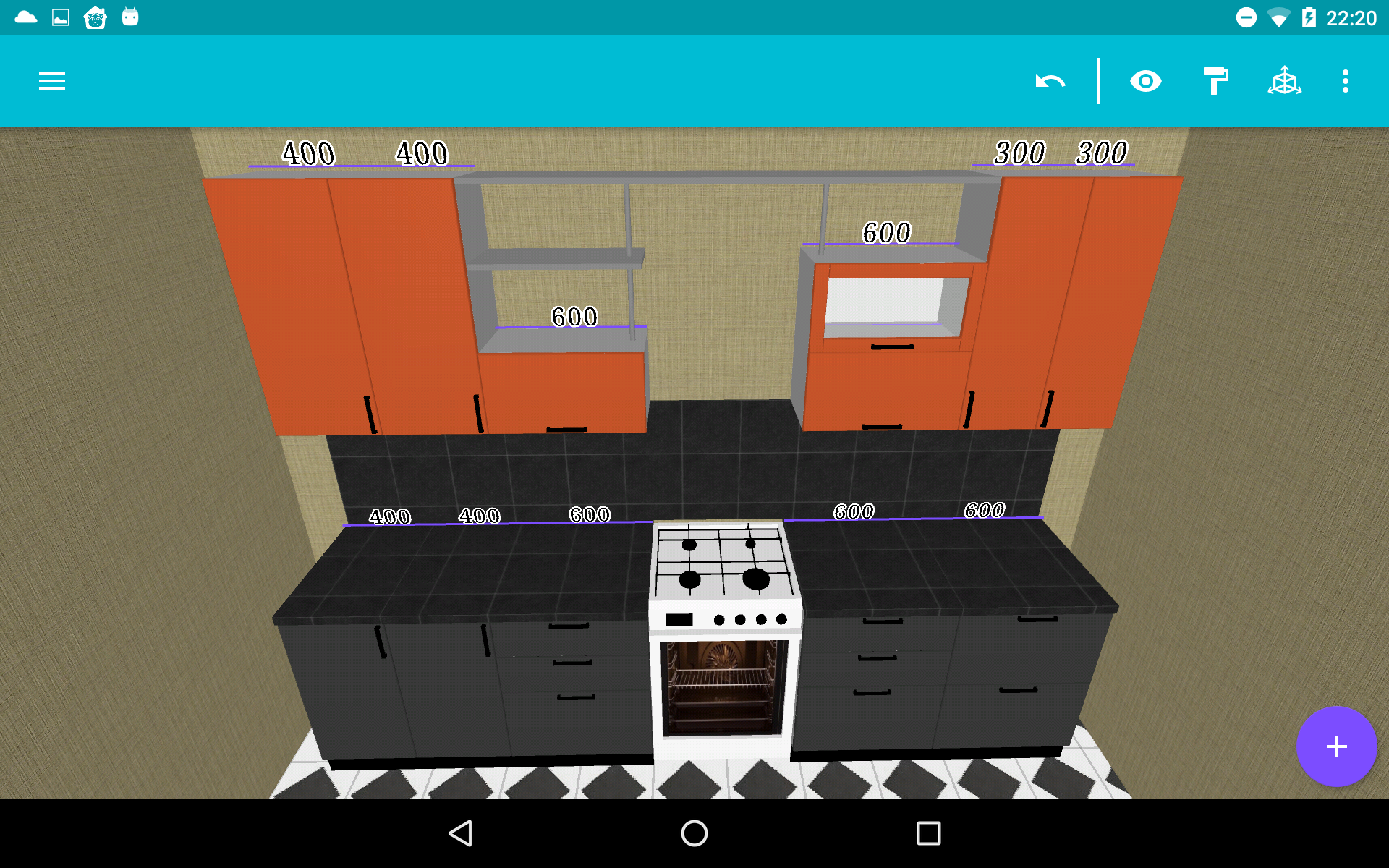 اسکرین شات 4 برنامه My Kitchen: 3D Planner