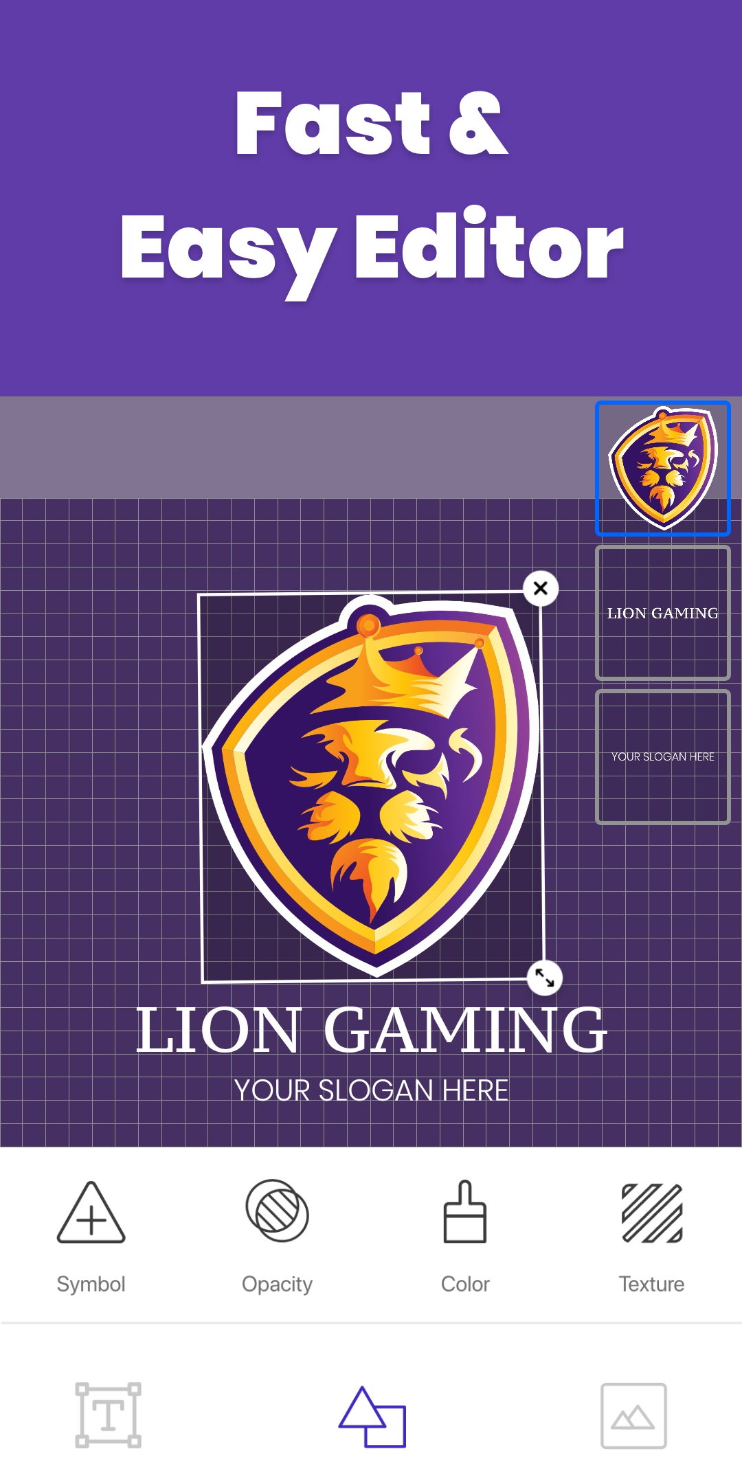 اسکرین شات 2 برنامه Logo Maker - logoshop