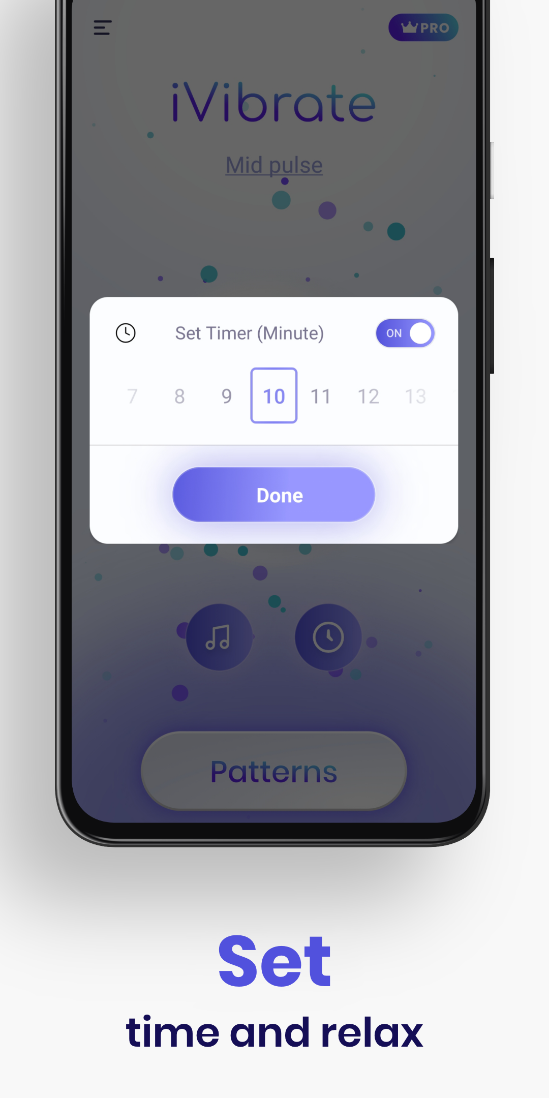 اسکرین شات 4 برنامه iVibrate™ Phone Vibration App