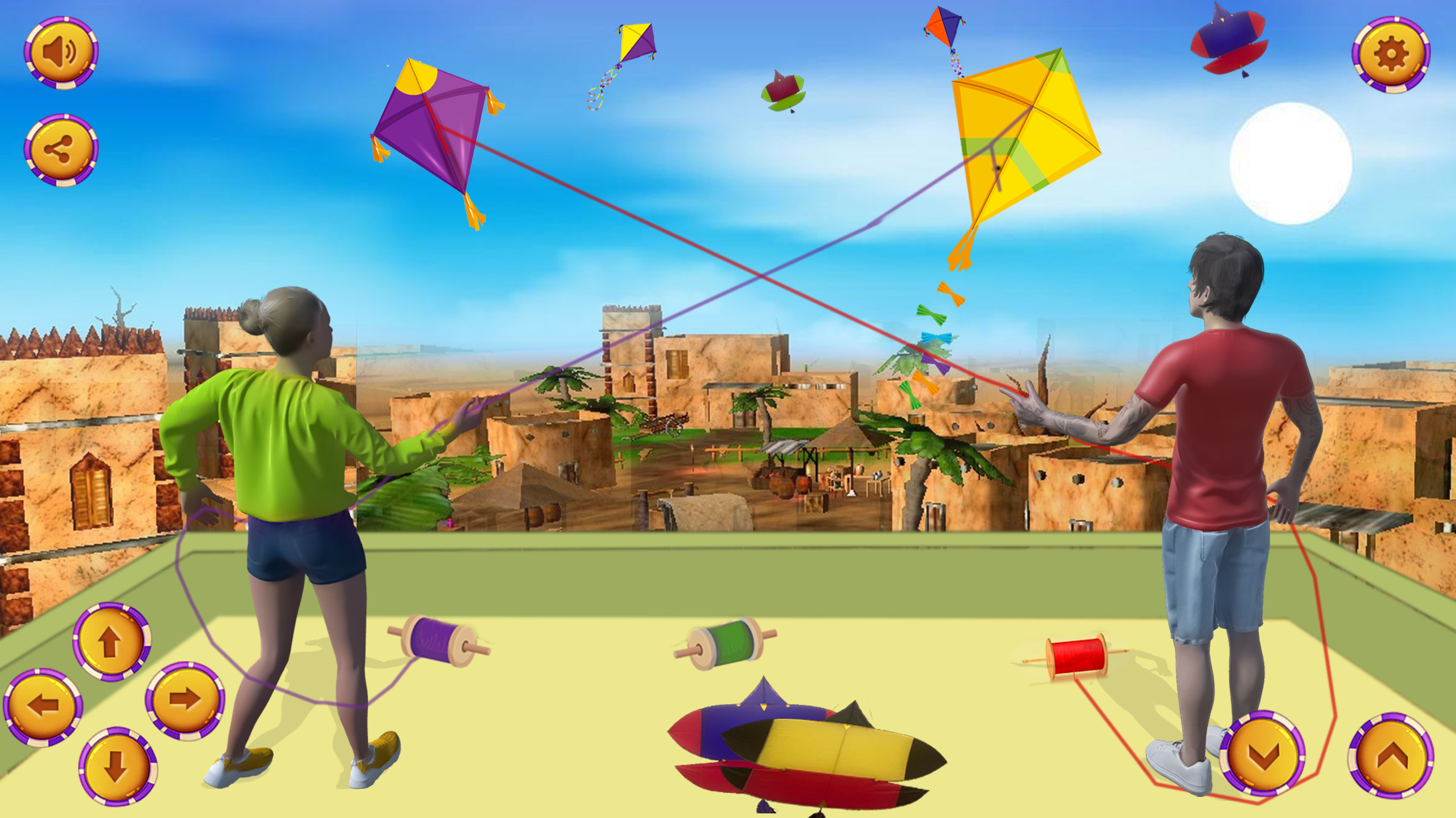 اسکرین شات 4 بازی Kite Game 3D Kite Flying Games