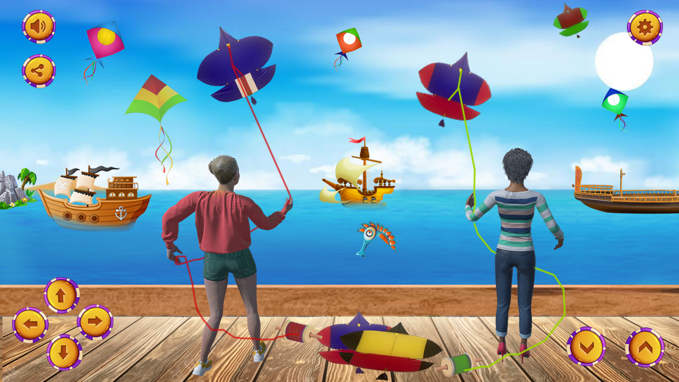 اسکرین شات 1 بازی Kite Game 3D Kite Flying Games